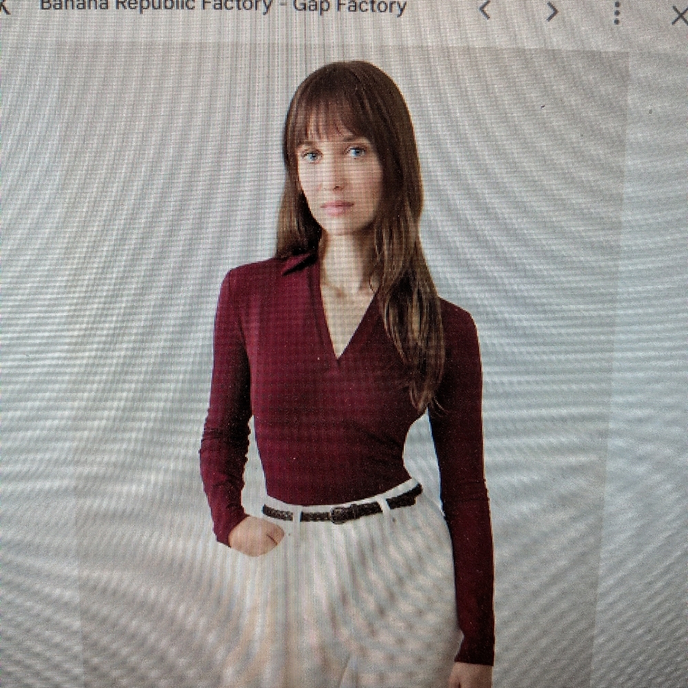 Banana Republic Factory Sof Stretch Polo. Brand new. Sold Out. Vino Rossi.